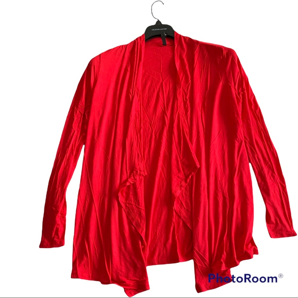 Rags & couture XL Red cardigan